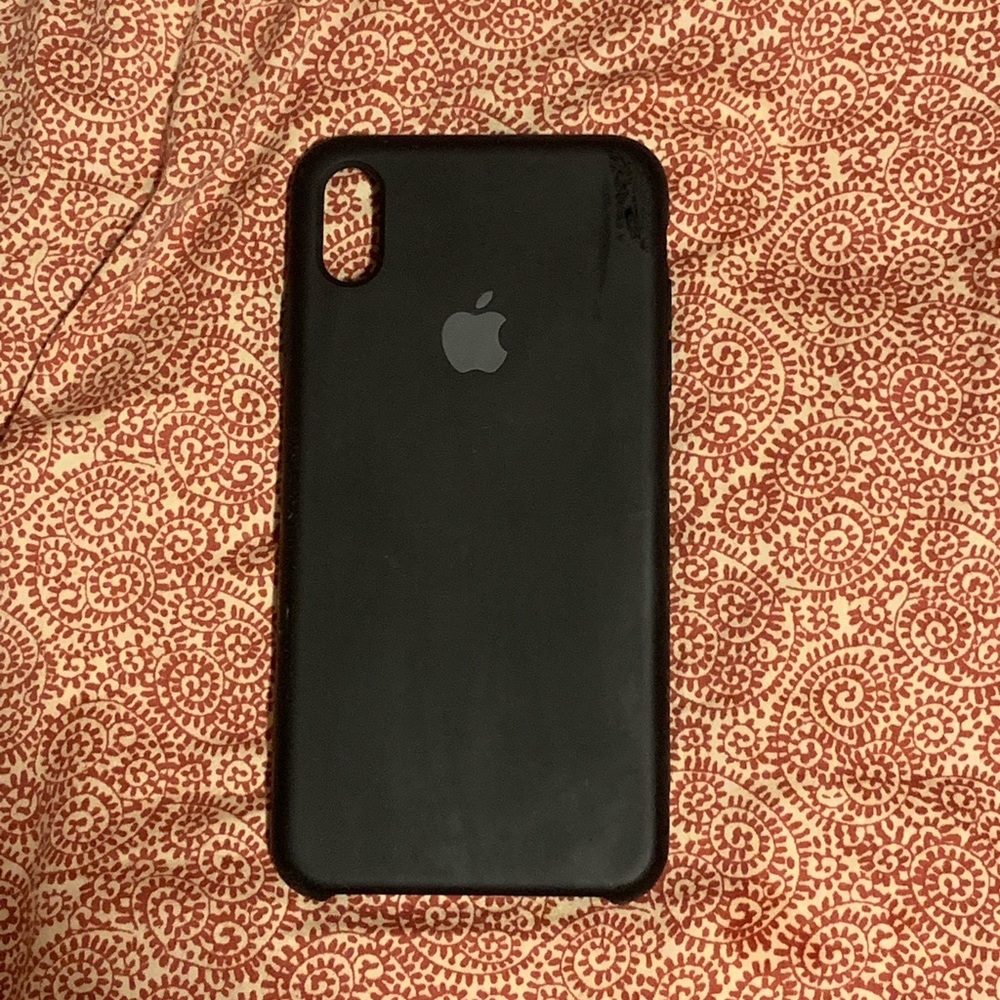 black iPhone XS Max case Apple authentic